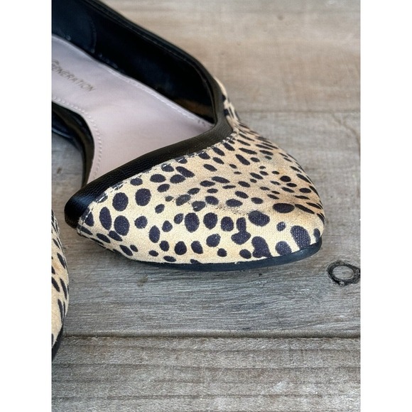 BCBGENERATION | EMMANI leopard pointed toe flats Size 5.5M - Picture 3 of 13